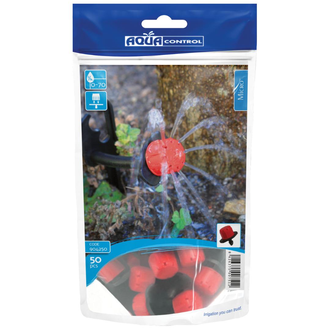 Gotero regulable 0-70 l/h Aqua Control 25 ud