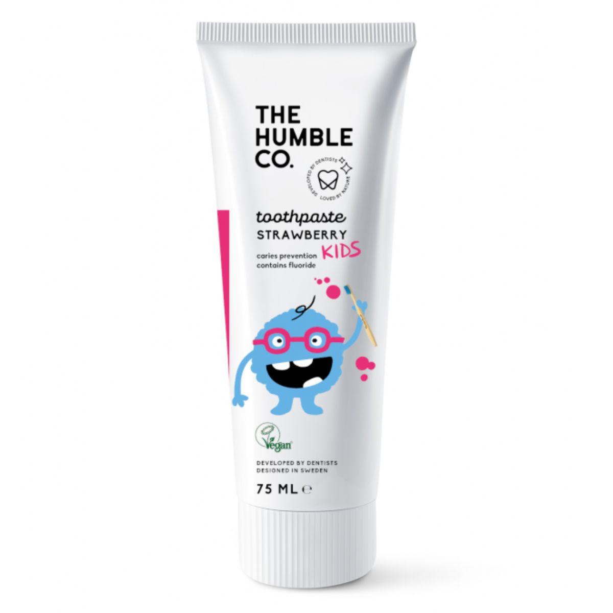 Dentifrico Fresa Infantil Eco Vegan 75  ml The Humble