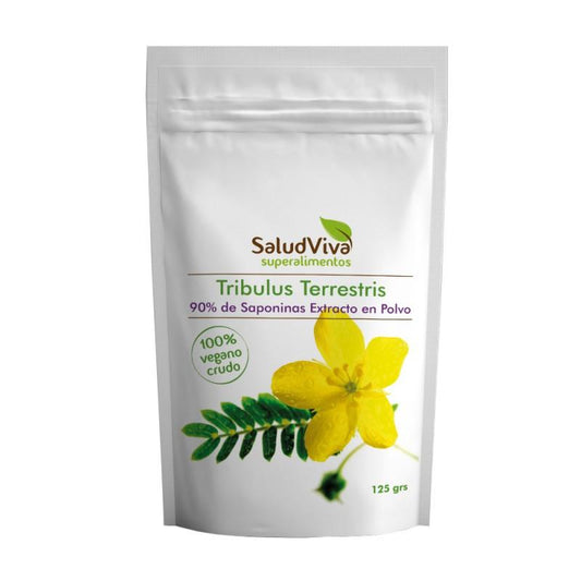 Tribulus terrestris 90% saponinas en polvo Salud Viva 125g