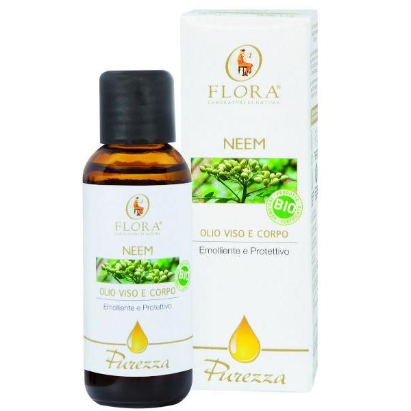 Aceite de Neem antiséptico Flora, 50 ml
