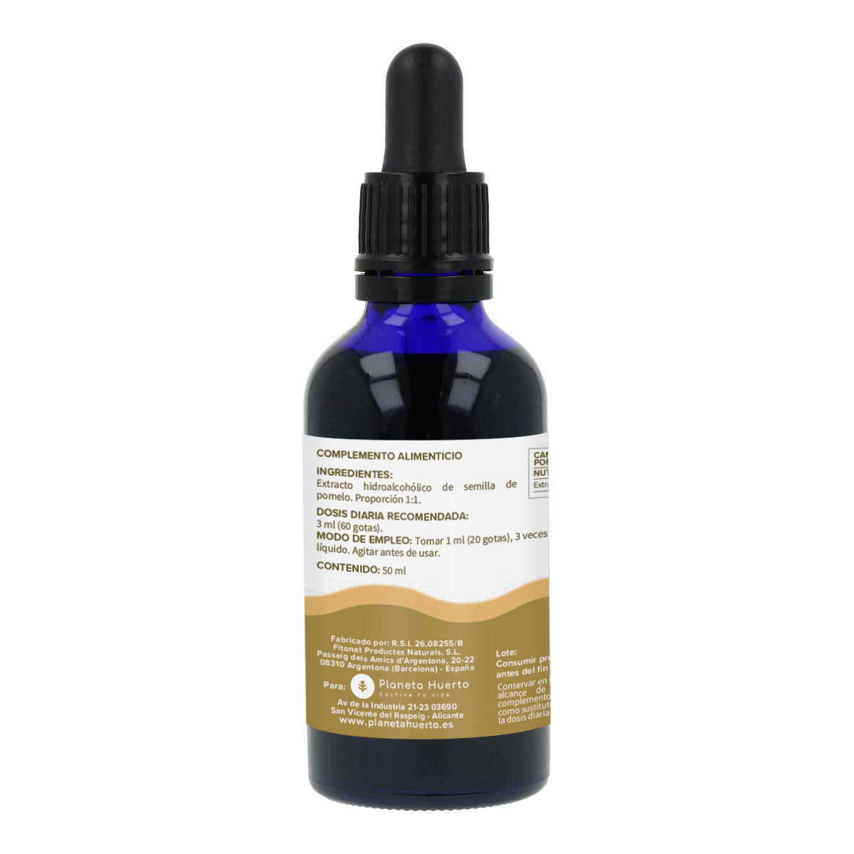 Extracto de Pomelo Semillas Planeta Huerto 50 Ml.