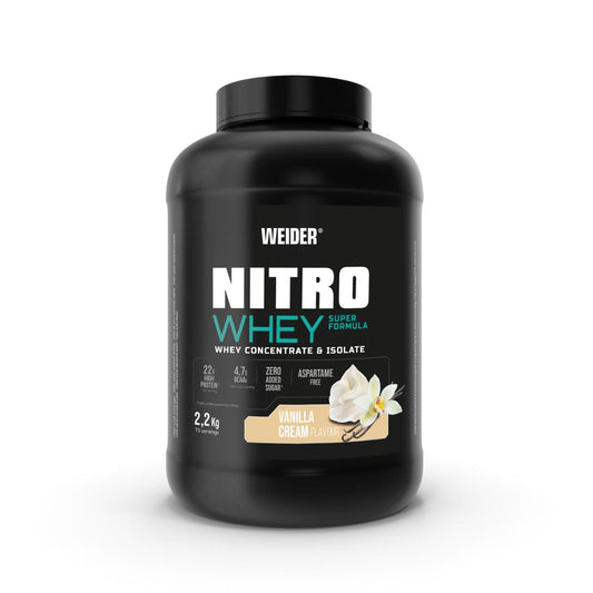 Weider Nitro Whey super fórmula vainilla cream 2.2 Kg