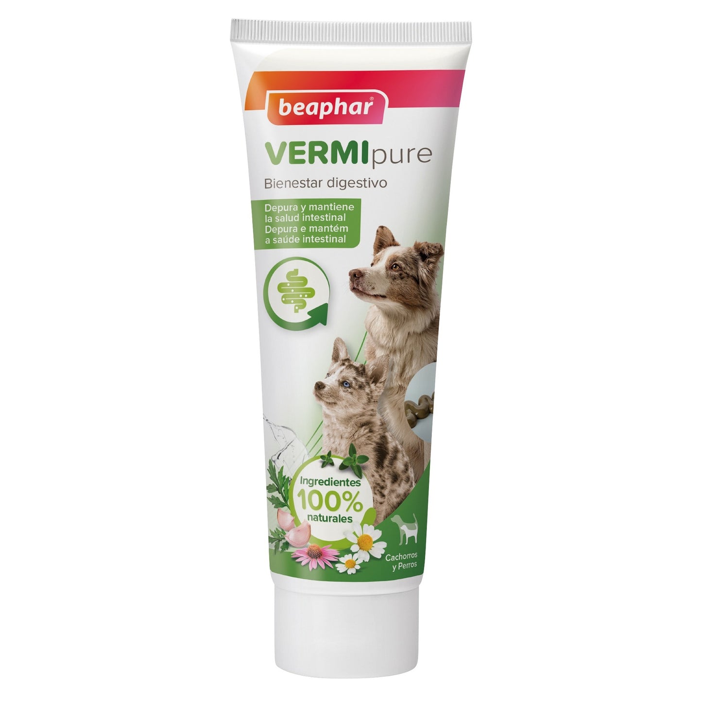 Beaphar VERMIpure Pasta antiparasitaria natural perros 100 g