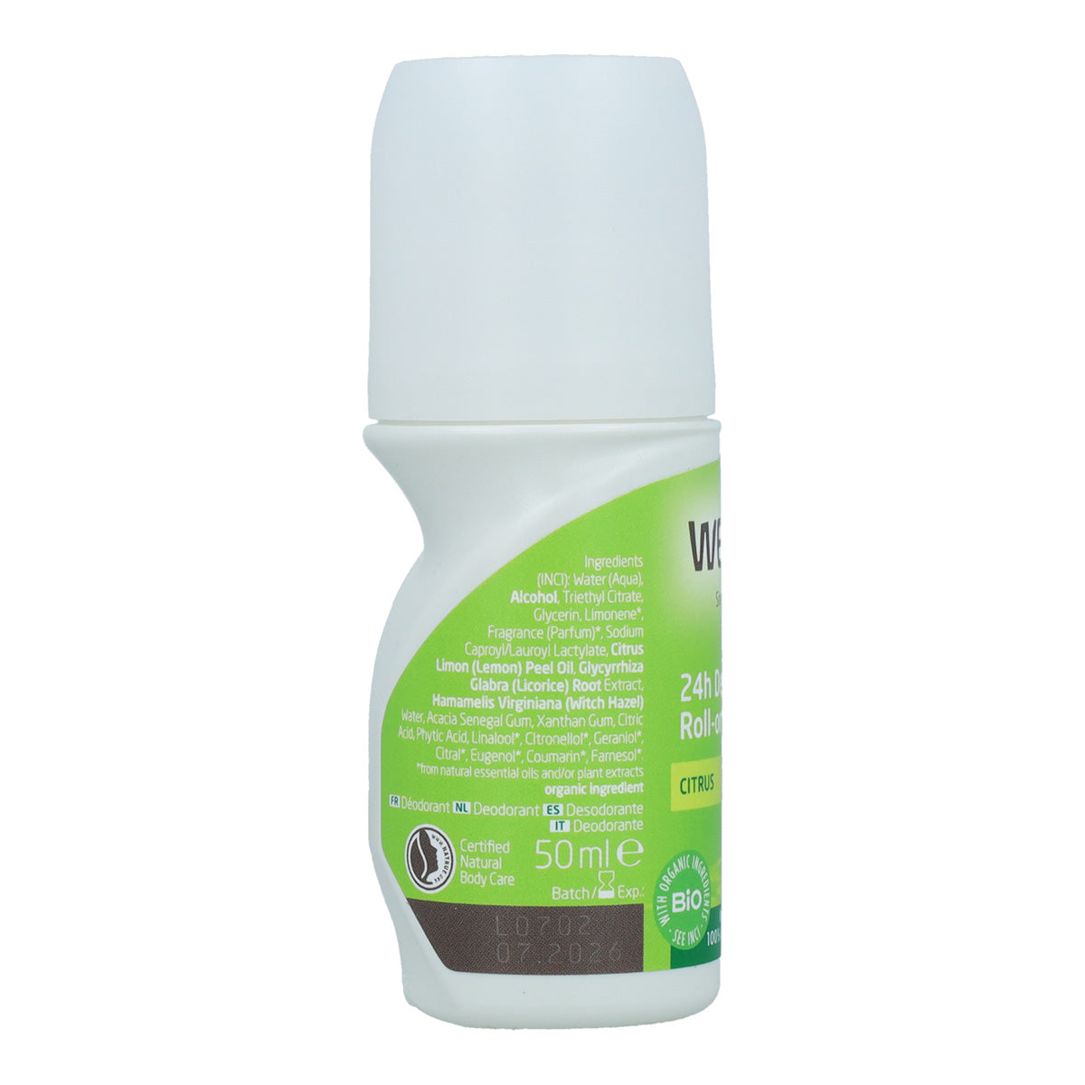 Desodorante Roll-On Citrus Weleda 50 ml