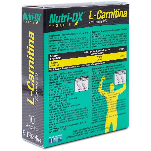 L Carnitina Nutri Dx 10 Ampollas Ynsadiet