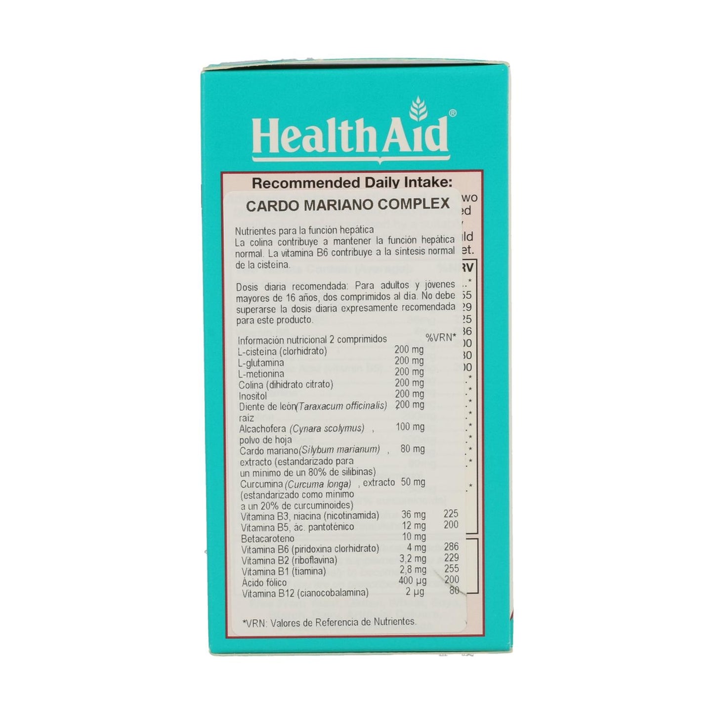 Cardo Mariano Complex 60 Comp Health Aid