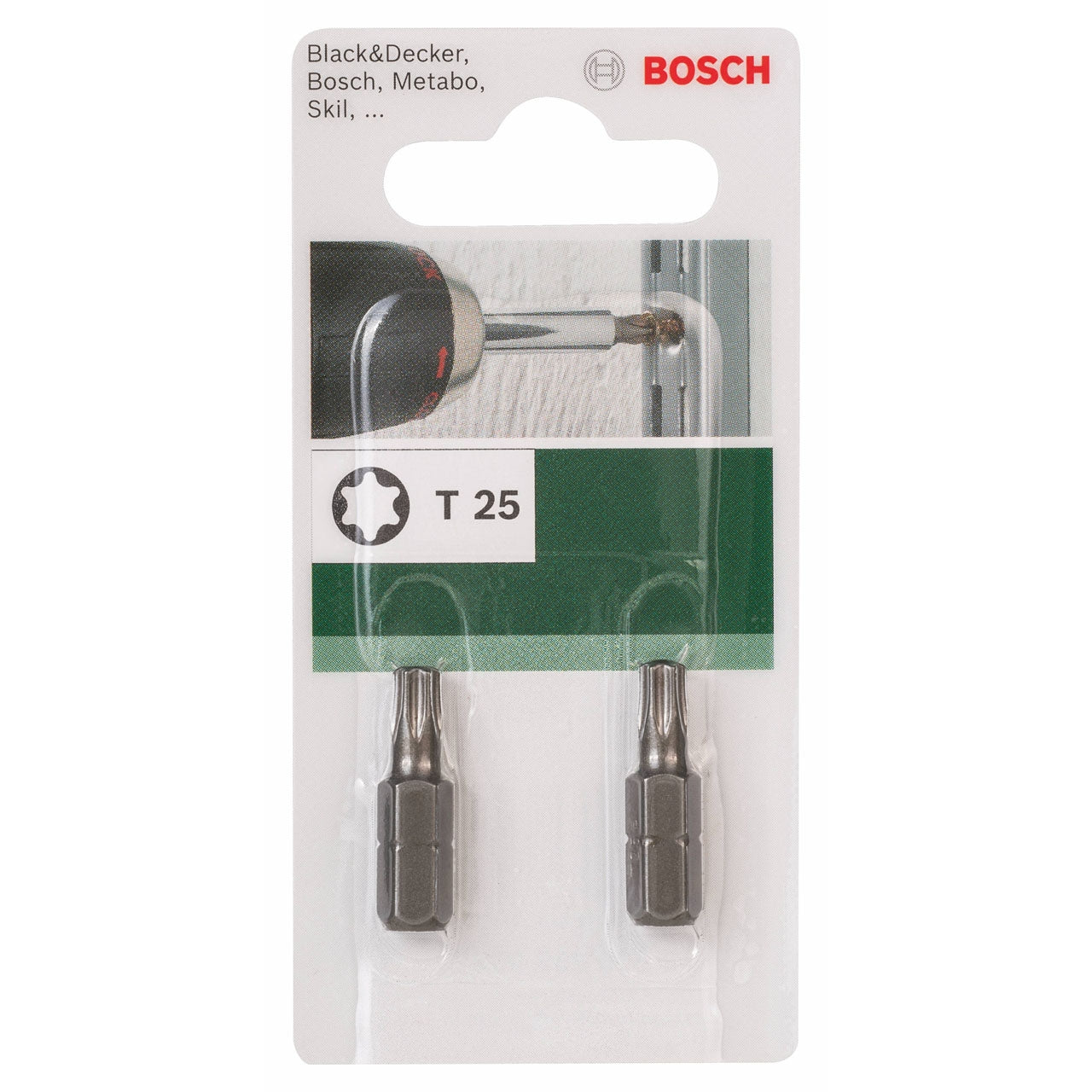 Pack de 2 puntas Bosch Torx T 25 25 mm