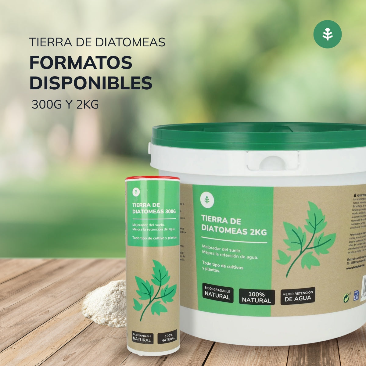 Tierra de Diatomeas Planeta Huerto 300 gr