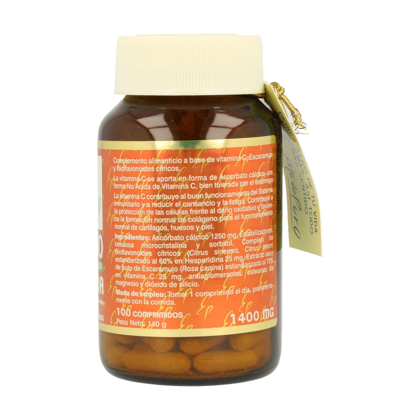 Vitamina C-1000 No Acida Estado Puro Tongil 100 Comp