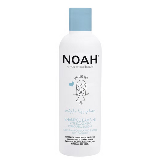 Kids champú leche y azúcar para cabello largo Noah 250 ml