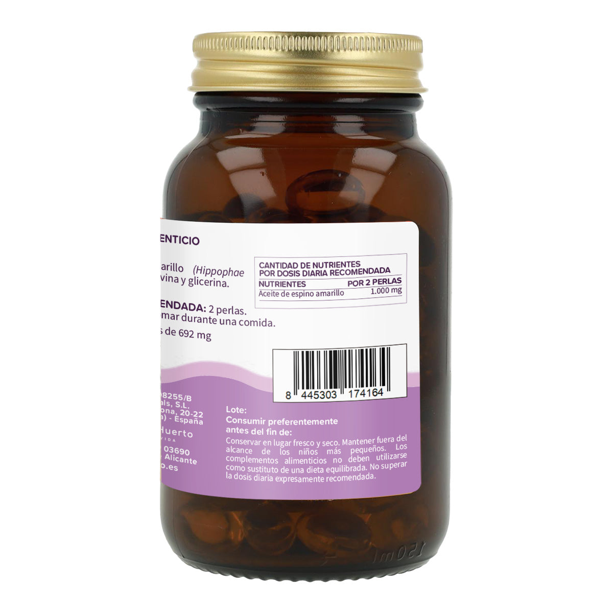 Omega 7 Espino Amarillo Planeta Huerto 110 Perlas