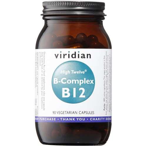 High Twelve Vitamin B12 Con B-Complex 90 cápsulas vegetales Viridian
