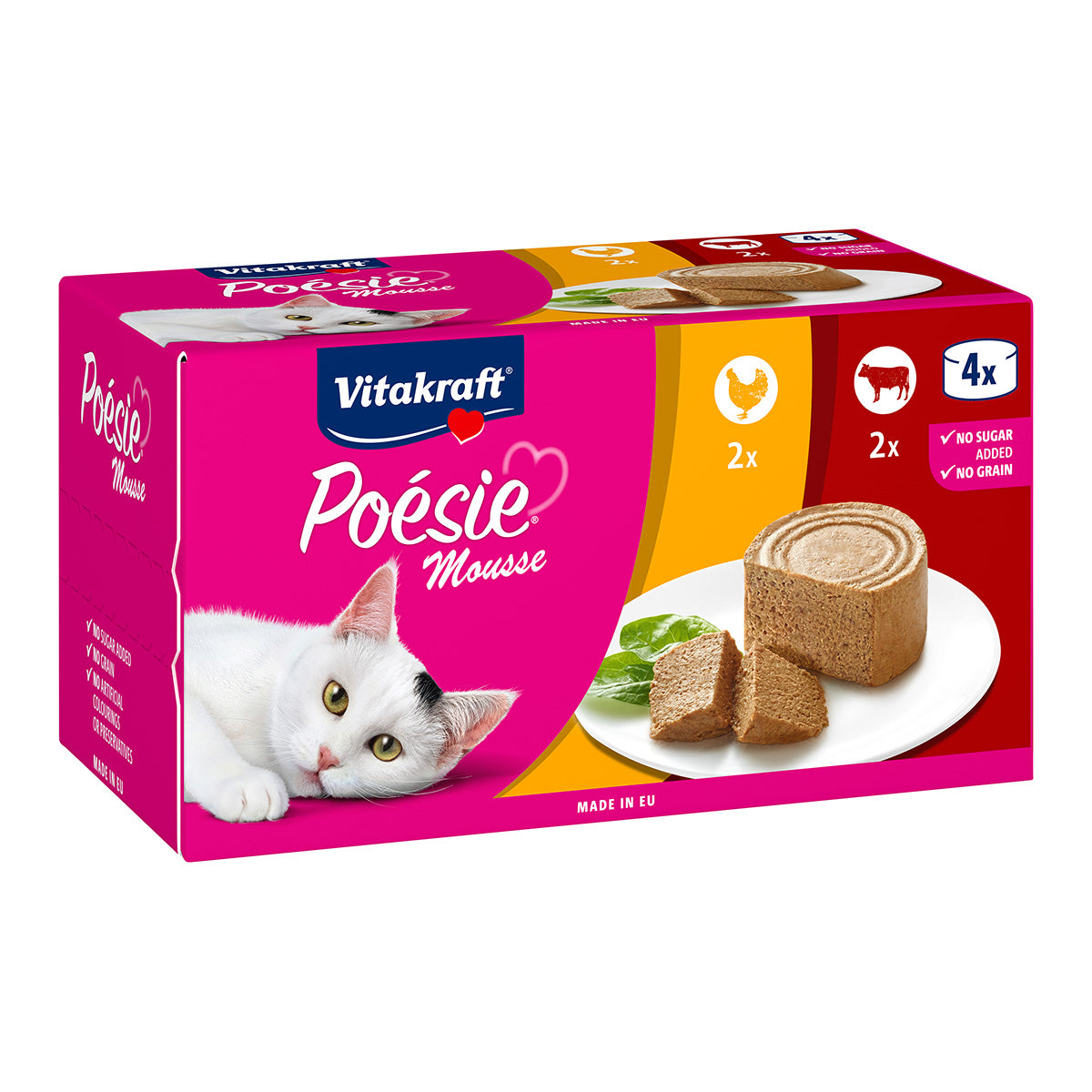 Latita Poésie® mousse multipack 2 latitas pollo & 2 latitas ternera