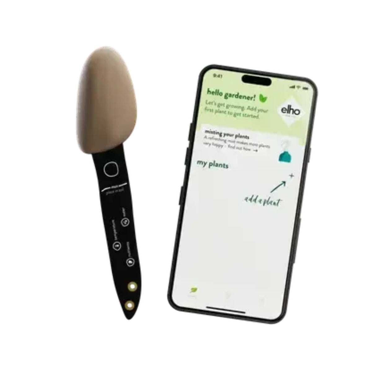 Asistente digital para el cuidado de las plantas Elho Smart Pebble