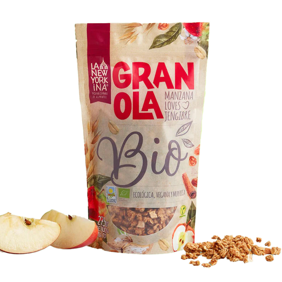 Granola Manzana Lovers y Jengibre La Newyorkina 275 g