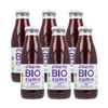 Pack 6x zumos uva negra BIO 100% exprimido Ékolo 750 ml