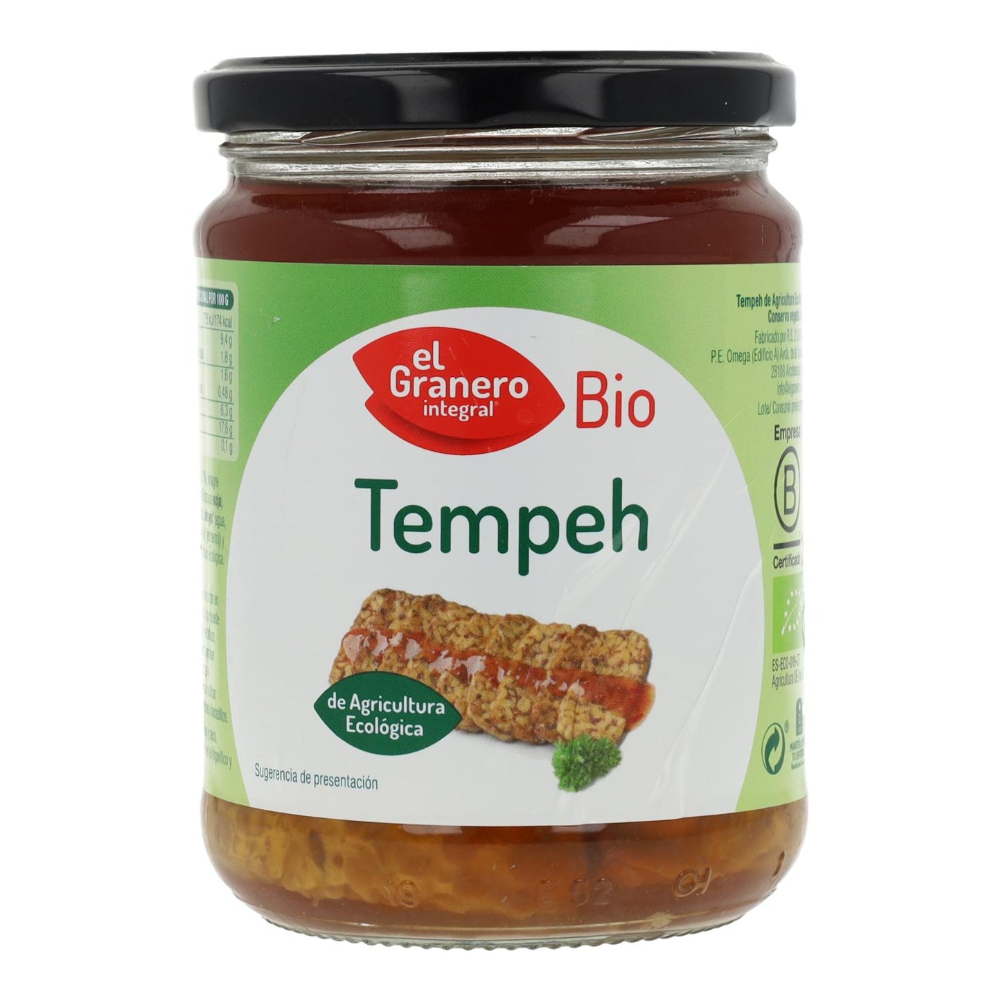 Tempeh en conserva Bio El Granero 380 g