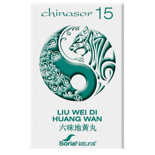 Chinasor 15 LIU WEI DI HUANG WAN · Soria Natural · 30 comprimidos