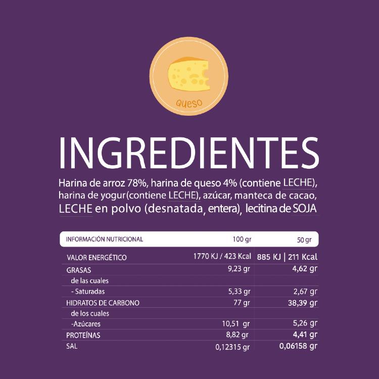 Snack ecológico para bebé +12 meses  Estrellas Arróz y Queso