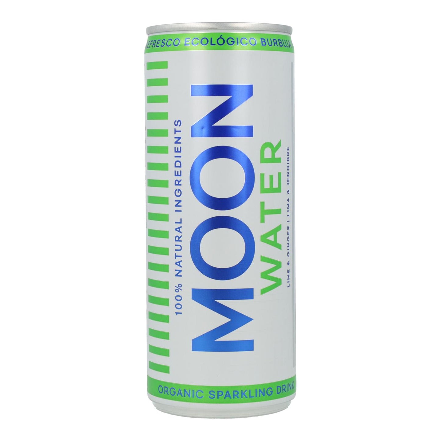 Refresco Lima &  Jengibre Bio Moon Water Lata de 33 cl