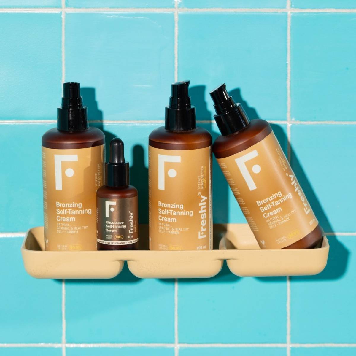 Pack 2x Crema Autobronceadora Bronzing Radiance Freshly 200ml