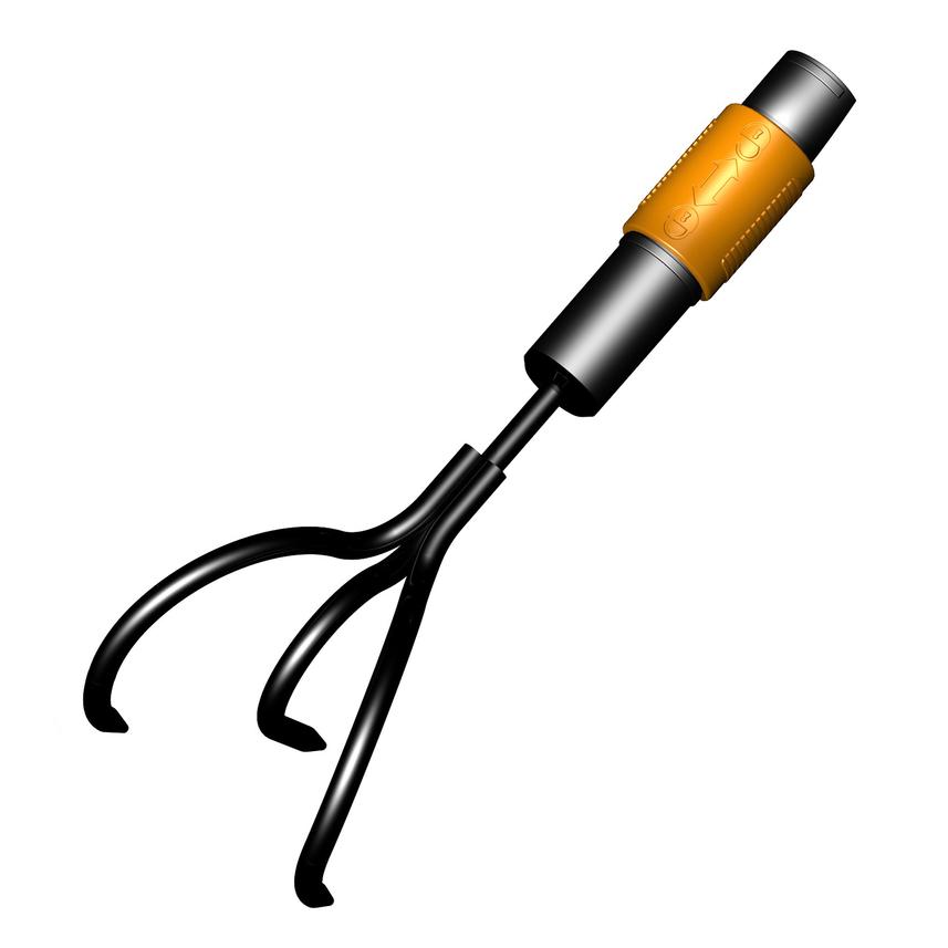 Cultivador 3 dientes aleman QuickFit Fiskars