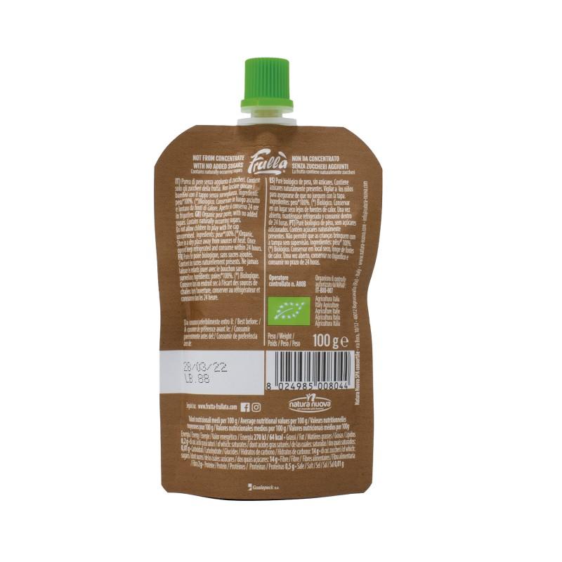Puré Pera Ecológico en Doypack Frullà 1ud de 100g