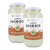 Pack 2x Aceite de coco ECO Planeta Huerto 860 ml