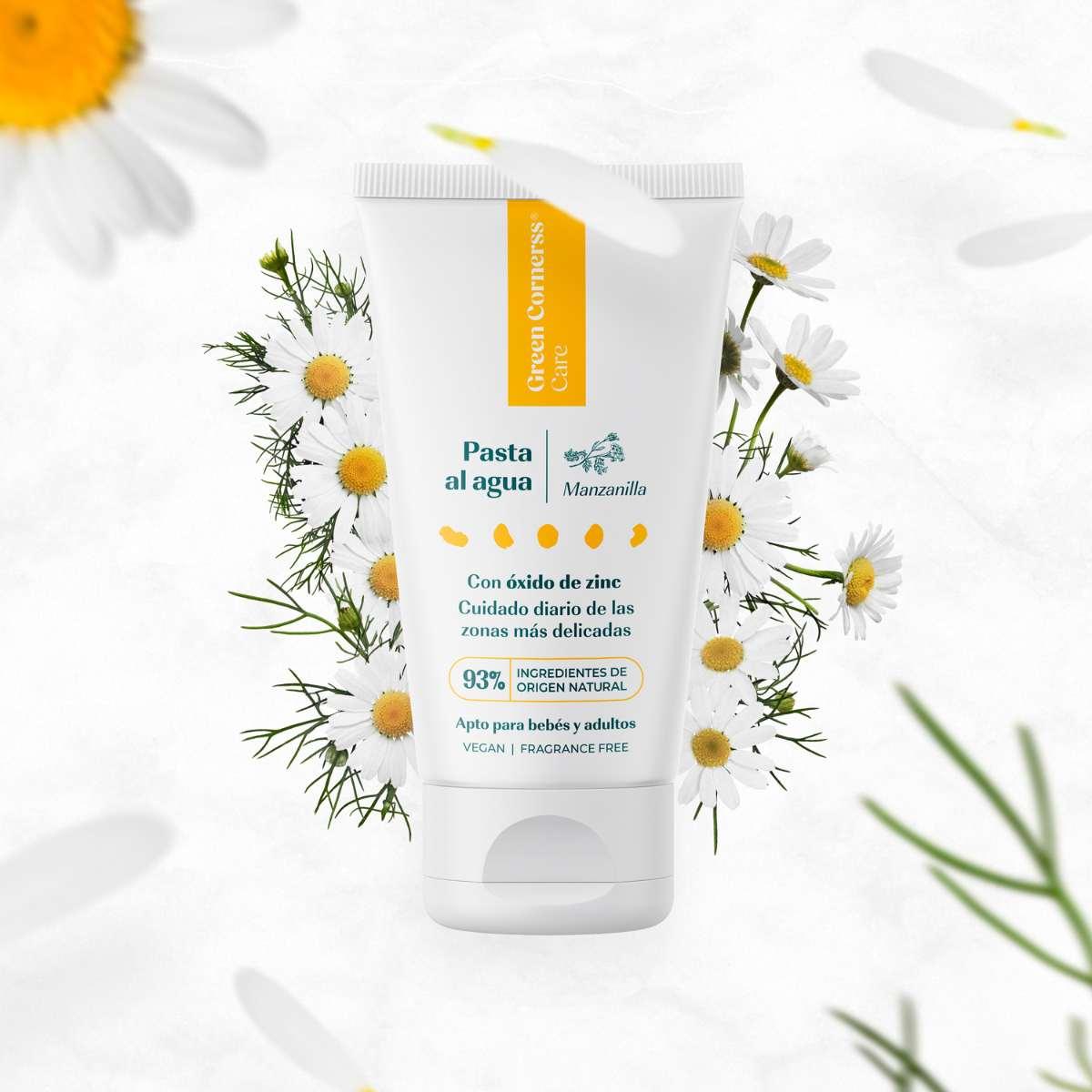 Crema de Pañal Pasta al Agua de Manzanilla Green Cornerss Care 50 ml