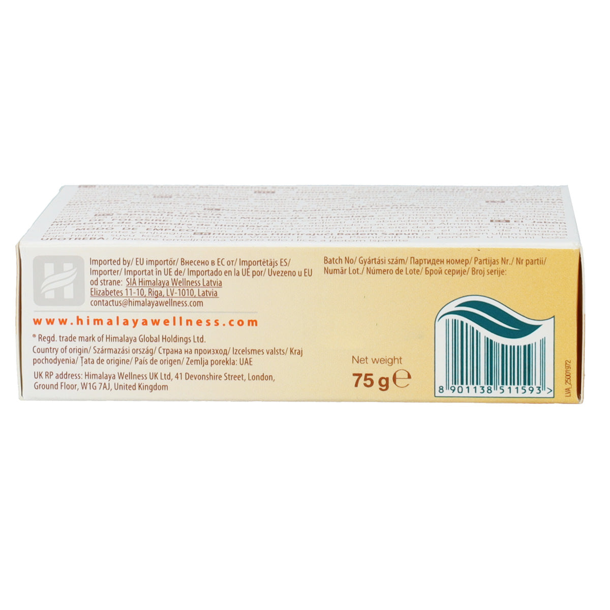 Jabón de almendras Himalaya 75 g