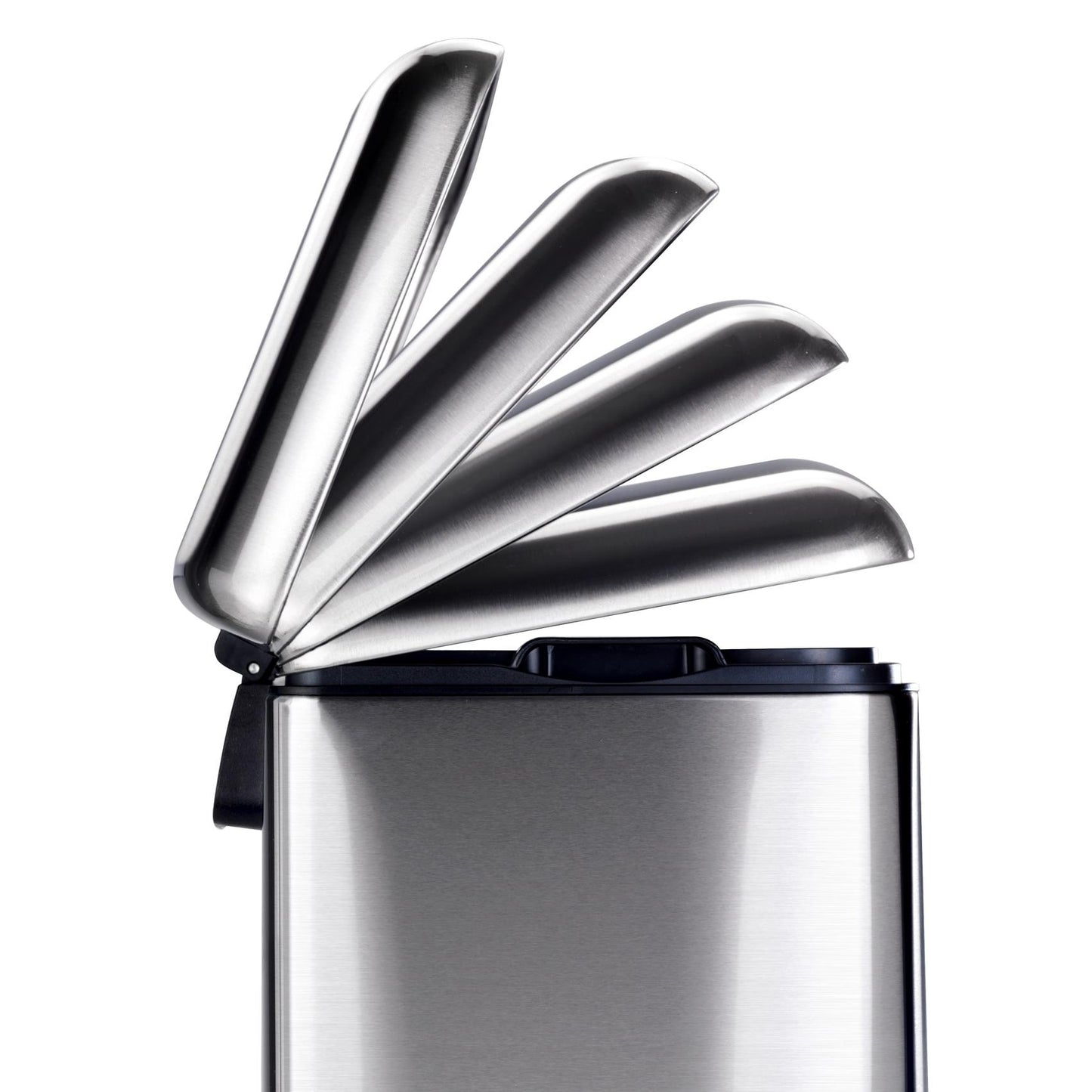 Cubo de pedal de acero inoxidable Easy Close Studio Duo, 2 x 20 lts.