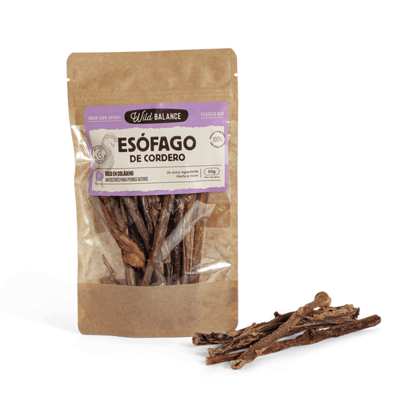 Mordedor natural Esófago de cordero Wild Balance 50 g