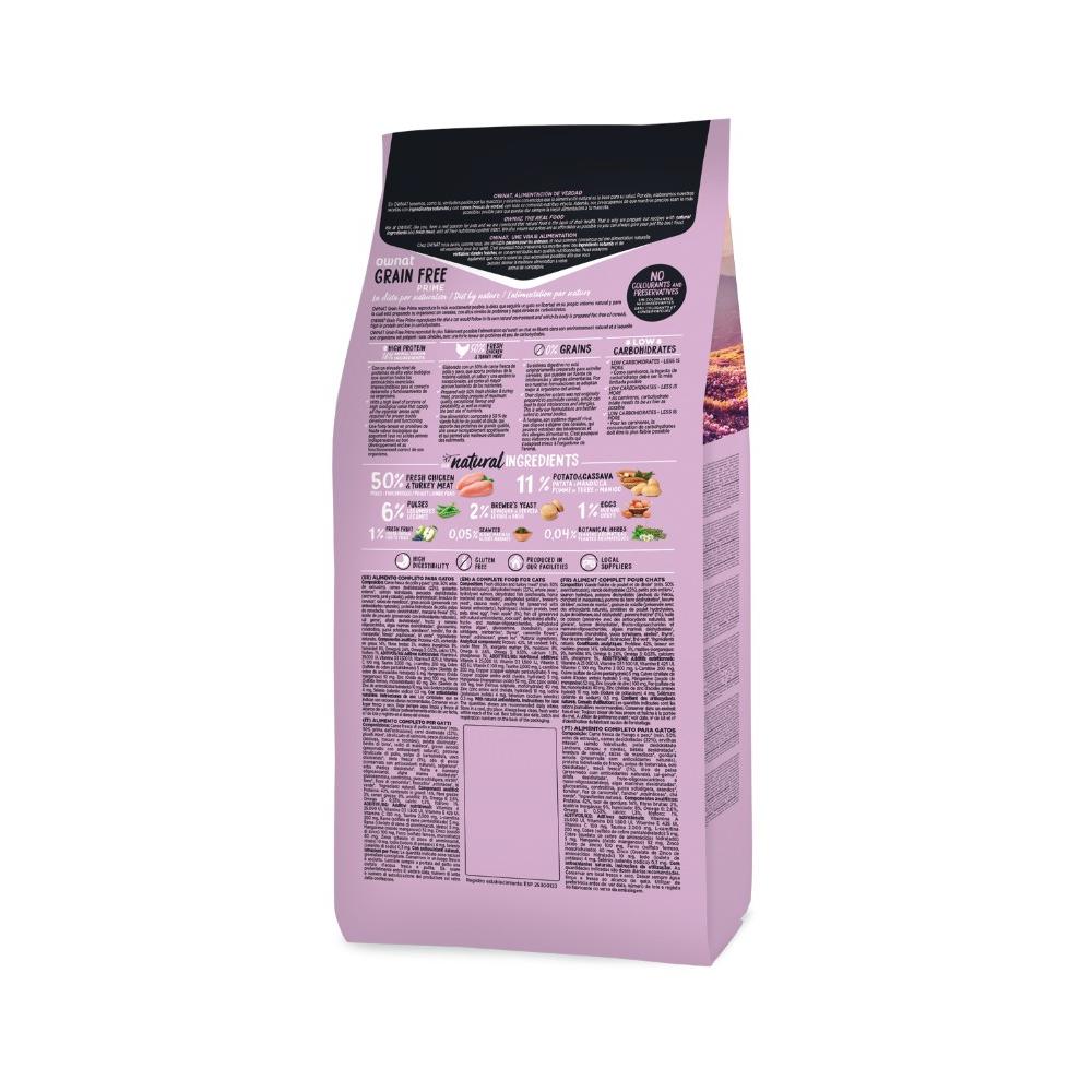 Pienso Ownat Grain Free Prime Sterilized para Gatos esterilizados 3 kg