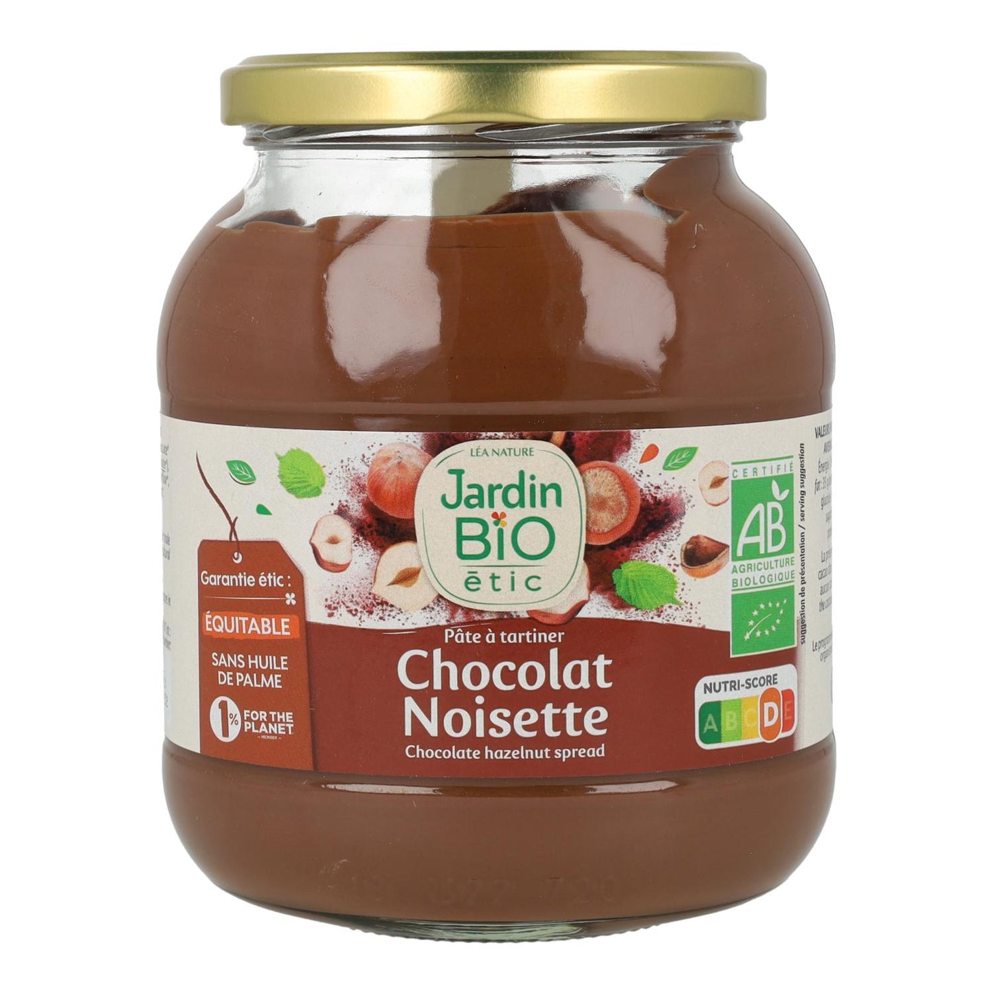 Crema De Cacao Con Avellanas Sin Aceite De Palma Jardin Bio 350 g