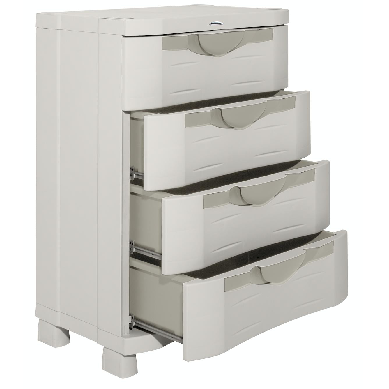 Cajonera 70 cm Space Saver Plastiken Beige