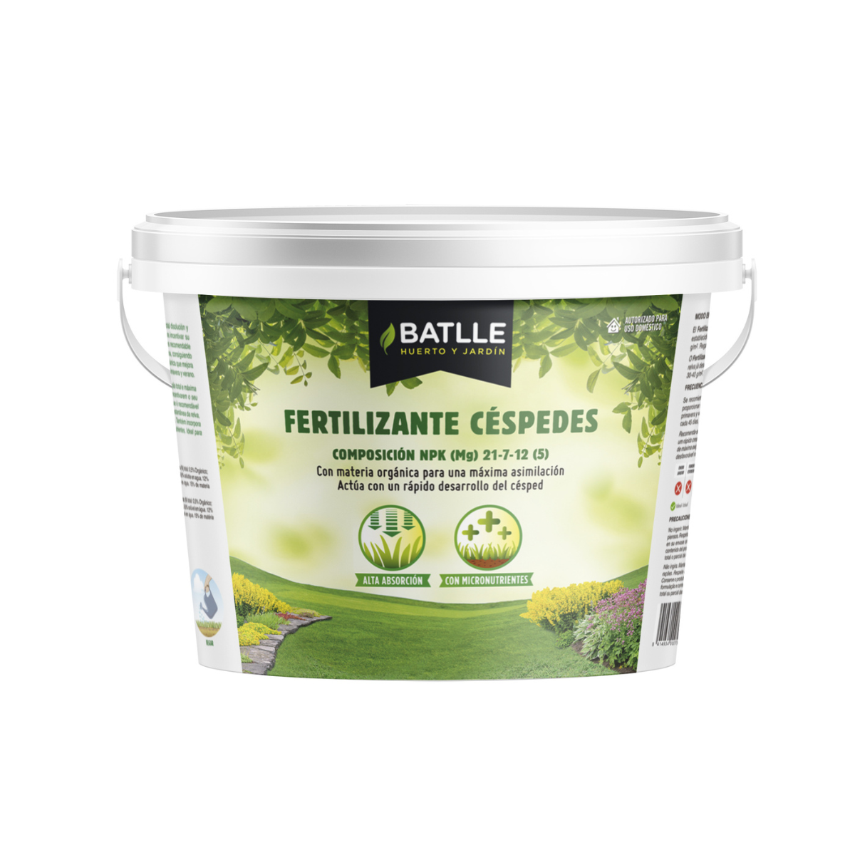 Fertilizante césped granulado Batlle 1.5kg