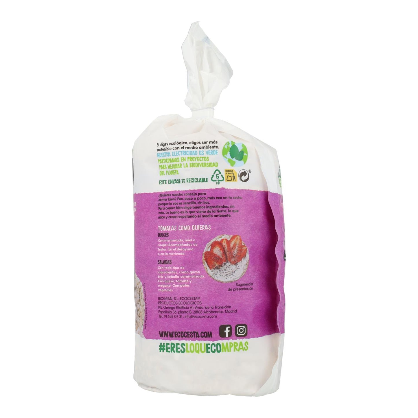 Tortitas de Arroz y Quinoa Bio Ecocesta 120 g