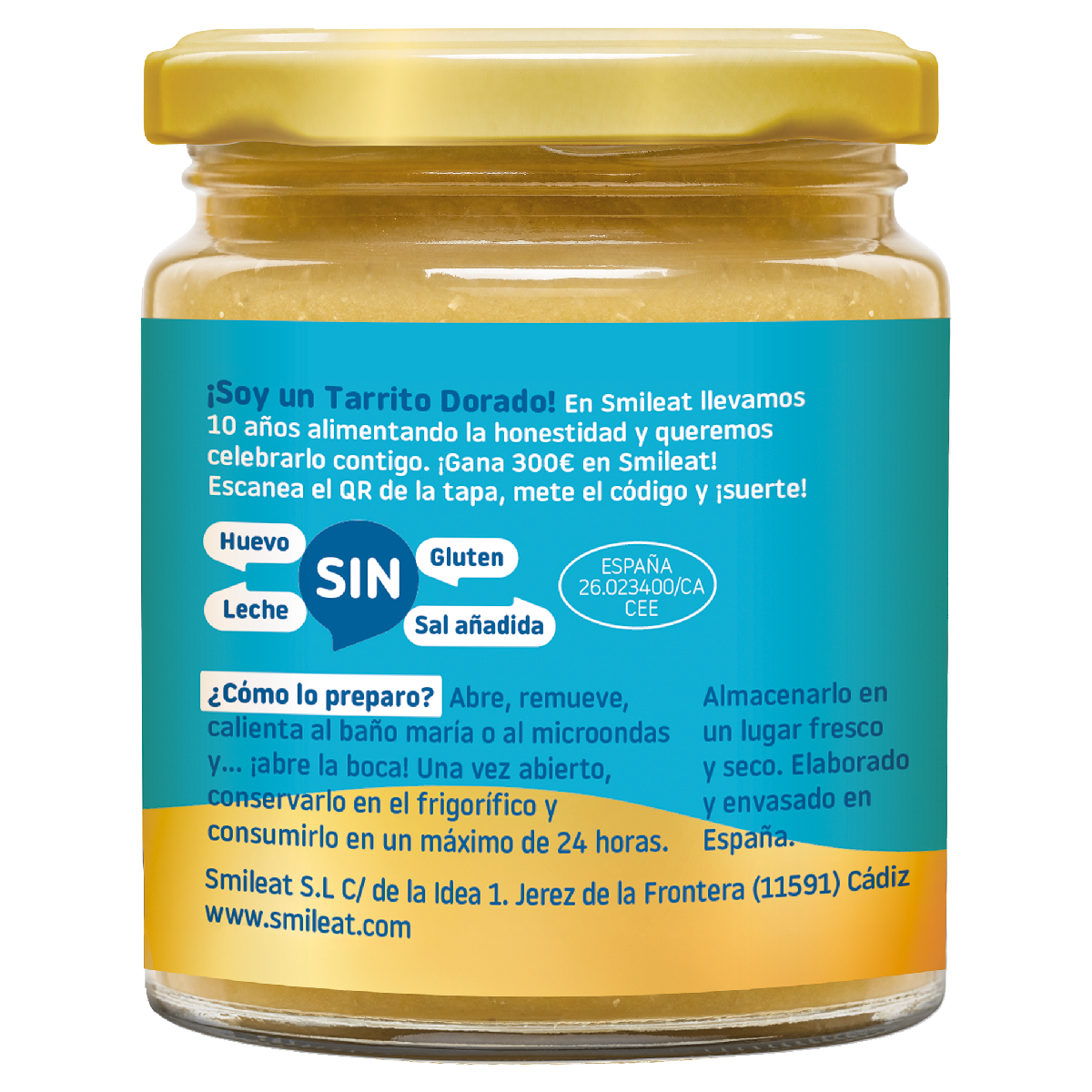 Pack 3x Tarrito BIO verduras y merluza +6 meses Smileat 230g