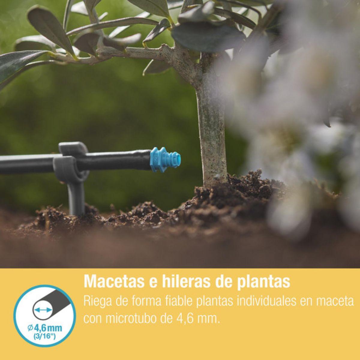 Gotero de final de linea, autocompensante 2 l/h Microdripsystem Gardena