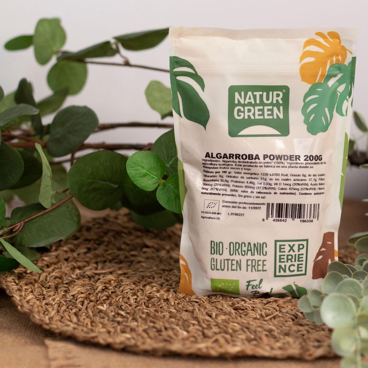 Experience Algarroba Powder Bio Sin Gluten NaturGreen 200 g