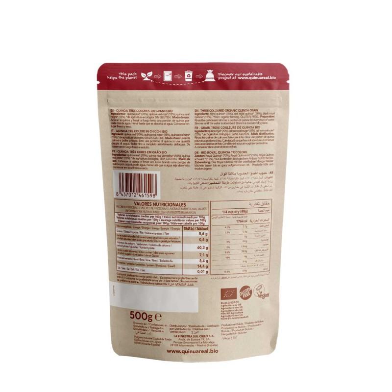 Quinoa Real Tres Colores sin Gluten La Quinua Real® 500 g