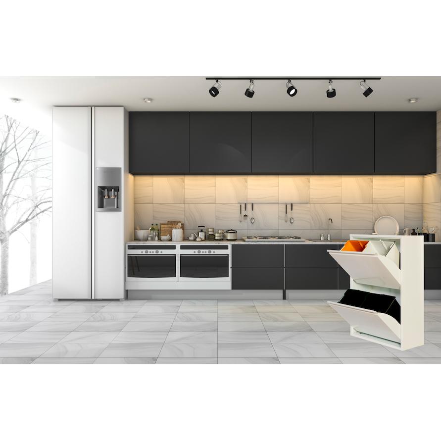 Armario para reciclaje metálico PAT 4 Blanco