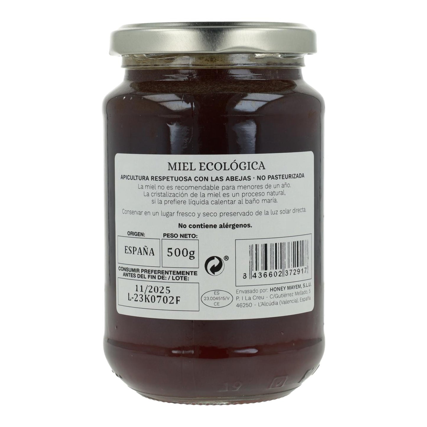 Miel montaña bio Mayem 500 g