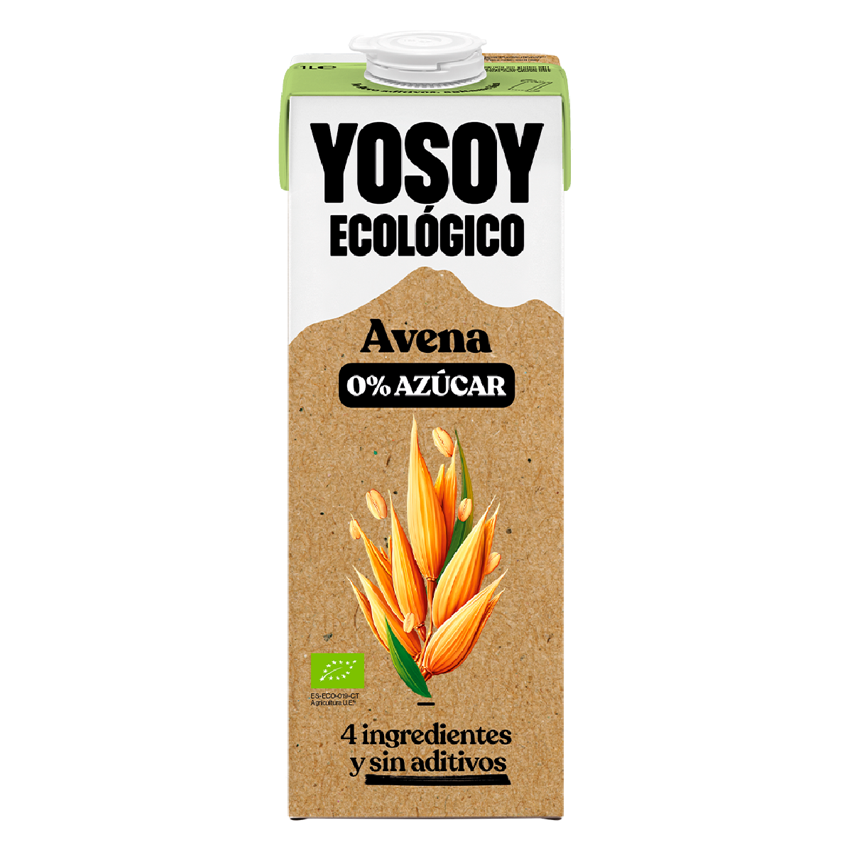 Bebida de Avena 0% Azúcares Bio Yosoy Ecológica 1 L
