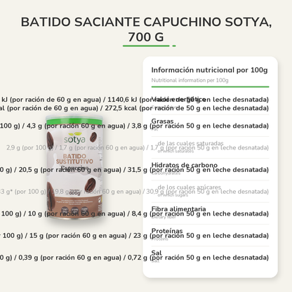 Información nutricional