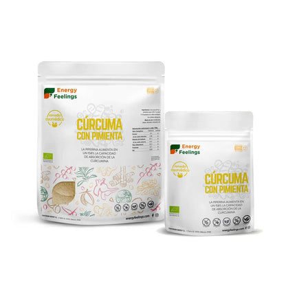 Cúrcuma Con Pimienta negra en Polvo Eco  Energy Feelings