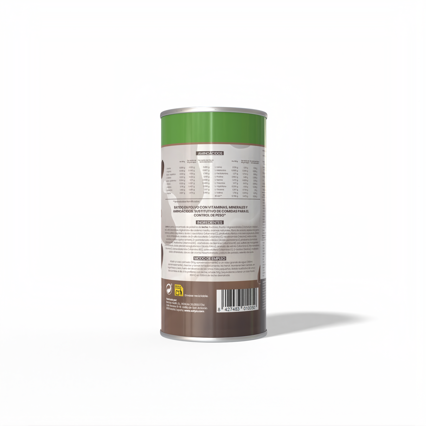 Batido Saciante Capuchino Sotya 600 g