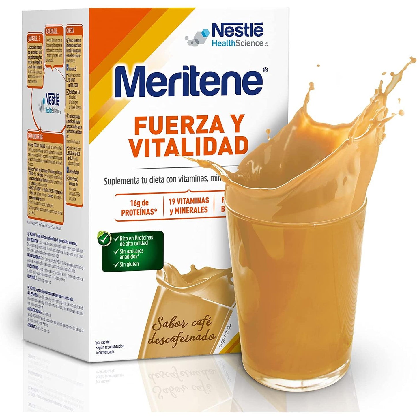 BATIDO FUERZA Y VITALIDAD  MERITENE . 15sx30gr