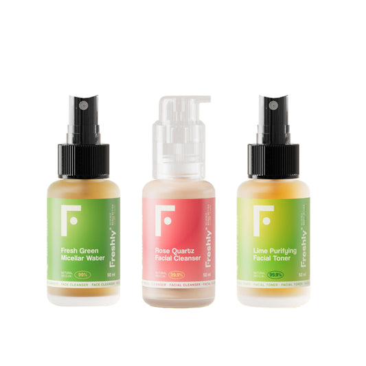Cofre Mini Cleanser Trio, Freshly Cosmetics