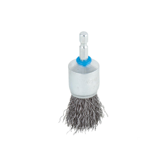 Cepillo metálico brocha para taladros vástago hexagonal 1/ 4" (6,35 mm)